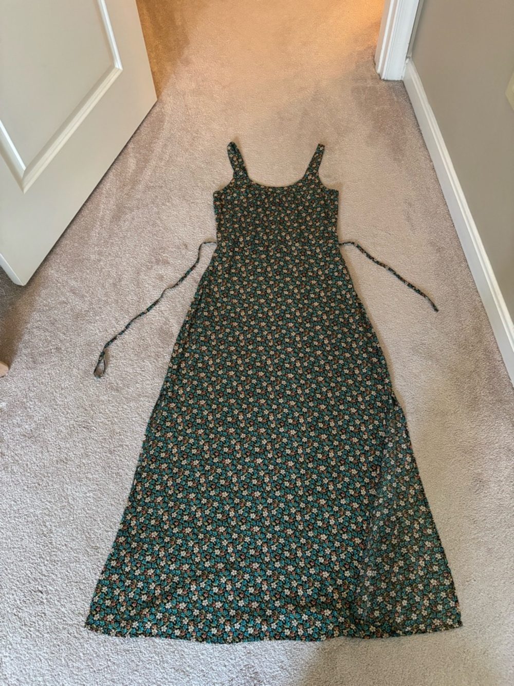 King Louie Floral Maxi Dress XS - Women's Summer Dress
